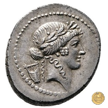 494/23 - denario P. Clodius M.f. 42 BC (Roma)