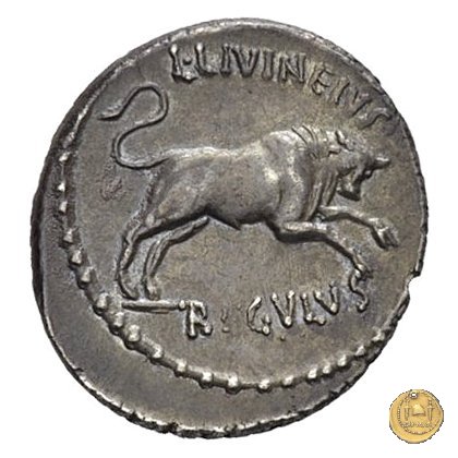 494/24 - denario L. Livineius Regulus 42 BC (Roma)