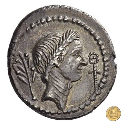 494/24 - denario L. Livineius Regulus 42 BC (Roma)