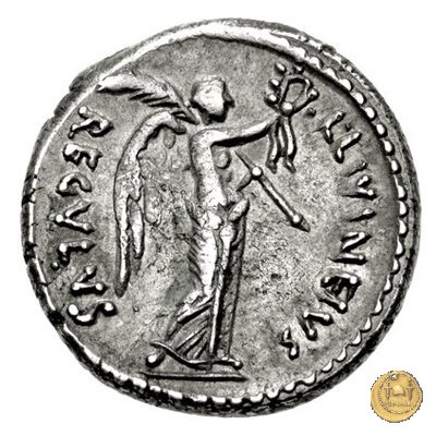 494/25 - denario C. Iulius Caesar Octavianus / L. Livineius Regulus 42 BC (Roma)