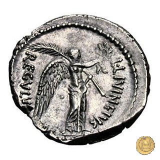 494/25 - denario C. Iulius Caesar Octavianus / L. Livineius Regulus 42 BC (Roma)