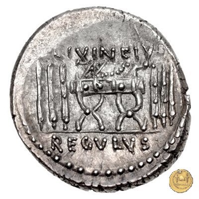 494/27 - denario L. Livineius Regulus 42 BC (Roma)