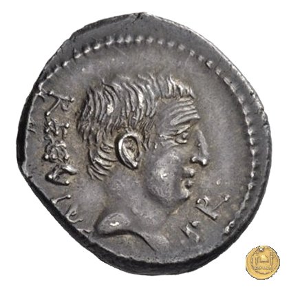 494/27 - denario L. Livineius Regulus 42 BC (Roma)