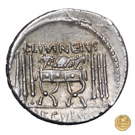 494/27 - denario L. Livineius Regulus 42 a.C. (Roma)