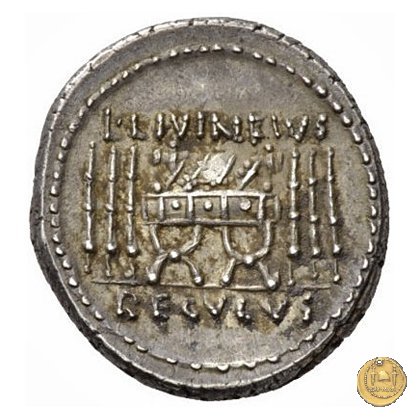 494/27 - denario L. Livineius Regulus 42 a.C. (Roma)