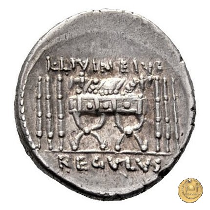 494/27 - denario L. Livineius Regulus 42 BC (Roma)