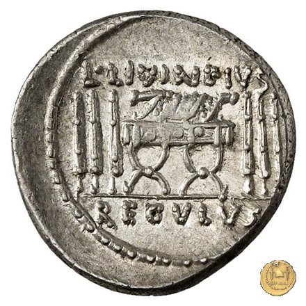 494/27 - denario L. Livineius Regulus 42 BC (Roma)