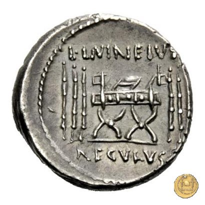 494/28 - denario L. Livineius Regulus 42 BC (Roma)