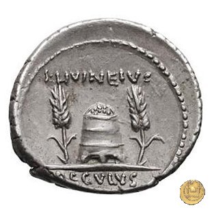 494/29 - denario L. Livineius Regulus 42 BC (Roma)