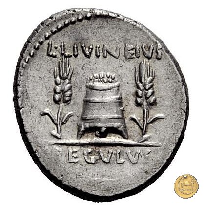 494/29 - denario L. Livineius Regulus 42 BC (Roma)