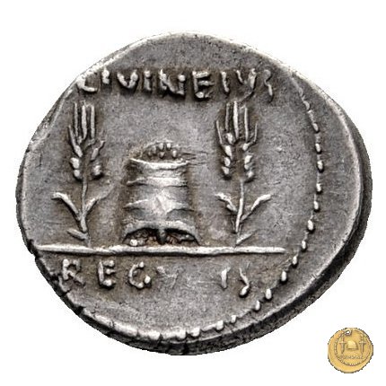 494/29 - denario L. Livineius Regulus 42 BC (Roma)