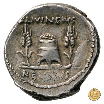 494/29 - denario L. Livineius Regulus 42 BC (Roma)