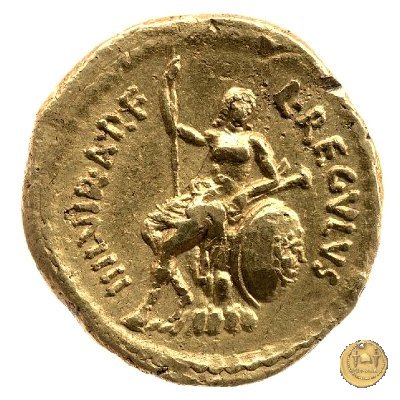 494/2 - aureo M. Antonius / L. Livineius Regulus 42 BC (Roma)