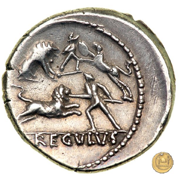 494/30 - denario L. Livineius Regulus 42 BC (Roma)