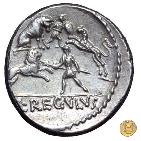 494/30 - denario L. Livineius Regulus 42 BC (Roma)