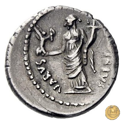 494/33 - denario C. Iulius Caesar Octavianus / C. Vibius Varus 42 BC (Roma)