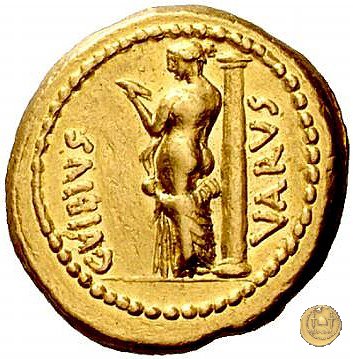 494/34 - aureo C. Vibius Varus 42 BC (Roma)