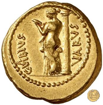 494/34 - aureo C. Vibius Varus 42 BC (Roma)