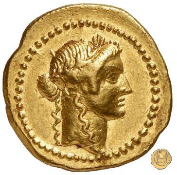 494/34 - aureo C. Vibius Varus 42 BC (Roma)