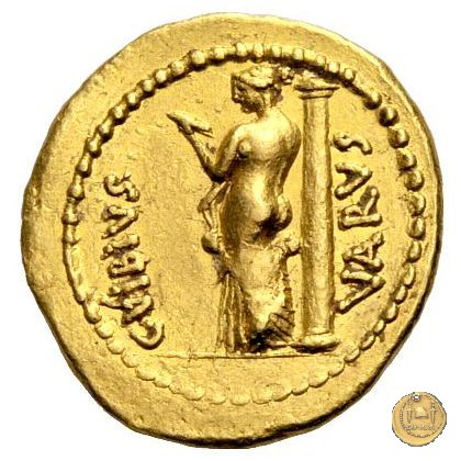 494/34 - aureo C. Vibius Varus 42 BC (Roma)