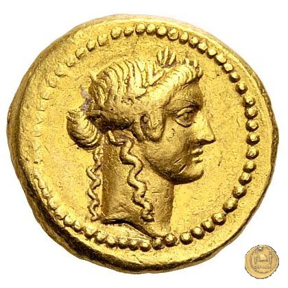 494/34 - aureo C. Vibius Varus 42 BC (Roma)