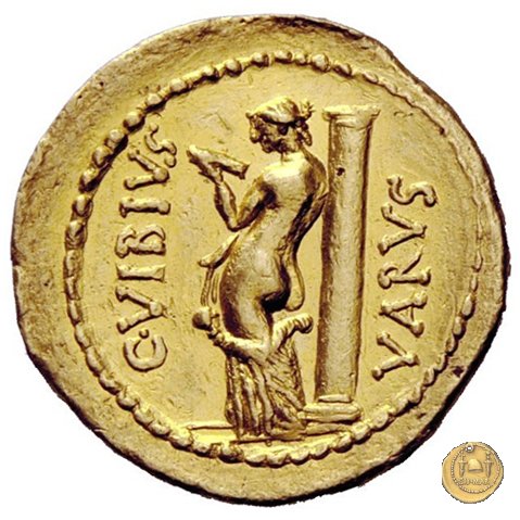 494/34 - aureo C. Vibius Varus 42 BC (Roma)