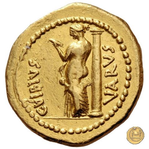 494/34 - aureo C. Vibius Varus 42 BC (Roma)