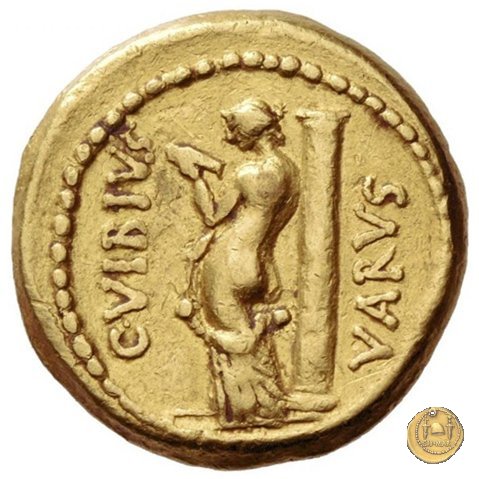 494/34 - aureo C. Vibius Varus 42 BC (Roma)