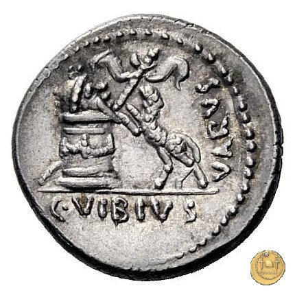 494/36 - denario C. Vibius Varus 42 BC (Roma)