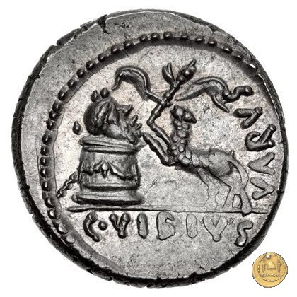 494/36 - denario C. Vibius Varus 42 BC (Roma)