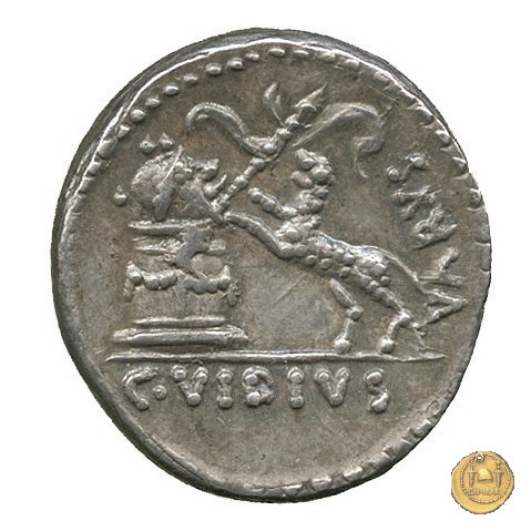 494/36 - denario C. Vibius Varus 42 BC (Roma)