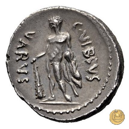 494/38 - denario C. Vibius Varus 42 BC (Roma)