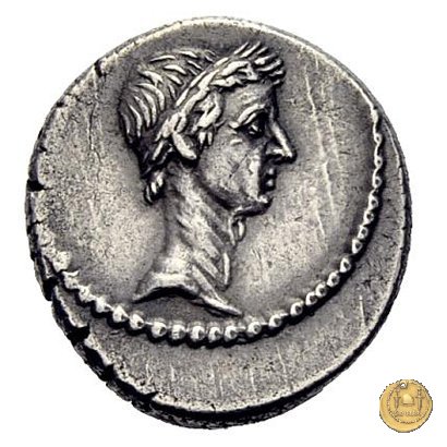 494/39 - denario L. Mussidius T.f. Longus 42 BC (Roma)