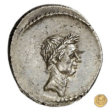 494/39 - denario L. Mussidius T.f. Longus 42 BC (Roma)