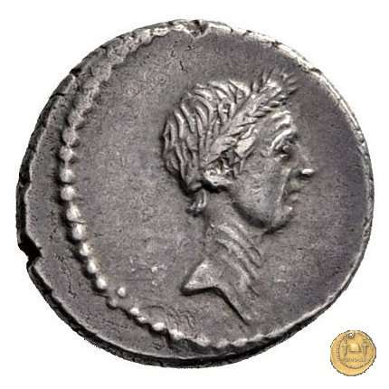 494/39 - denario L. Mussidius T.f. Longus 42 BC (Roma)