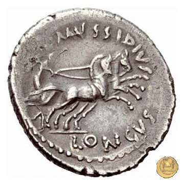 494/40 - denario L. Mussidius T.f. Longus 42 BC (Roma)