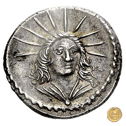 494/43 - denario L. Mussidius T.f. Longus 42 BC (Roma)