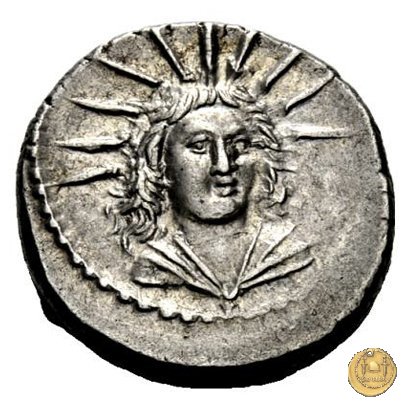 494/43 - denario L. Mussidius T.f. Longus 42 BC (Roma)