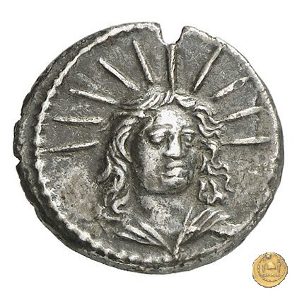 494/43 - denario L. Mussidius T.f. Longus 42 BC (Roma)