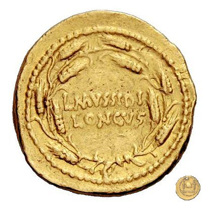 494/45 - aureo L. Mussidius T.f. Longus 42 BC (Roma)