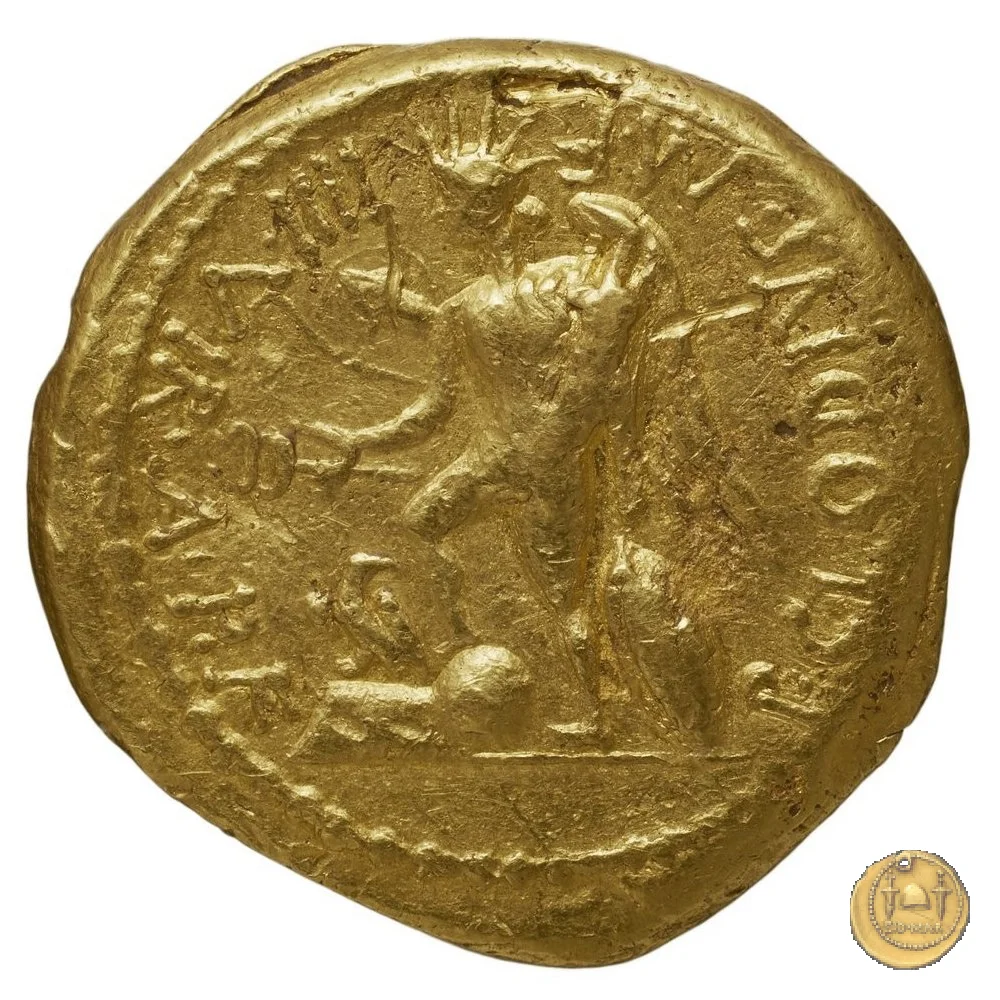 494/5 - aureo M. Antonius / P. Clodius M.f. 42&nbsp;BC (Roma)