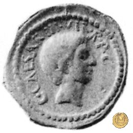 494/6 - aureo C. Iulius Caesar Octavianus / P. Clodius M.f. 42 BC (Roma)