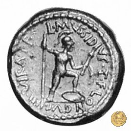 494/8 - aureo M. Antonius / L. Mussidius Longus 42 BC (Roma)