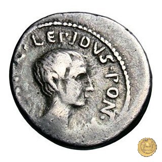 495/2 - denario M. Aemilius Lepidus / C. Iulius Caesar Octavianus 42 BC (Italia)