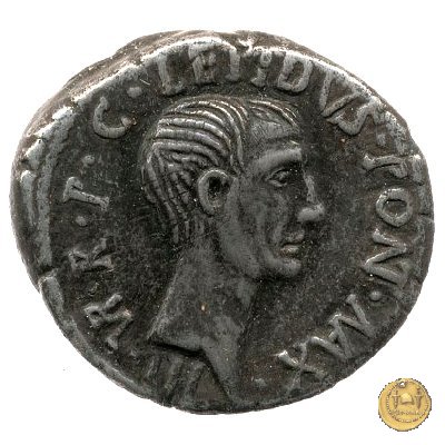 495/2 - denario M. Aemilius Lepidus / C. Iulius Caesar Octavianus 42 BC (Italia)