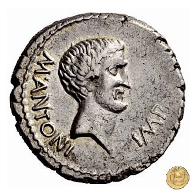 496/1 - denario M. Antonius 42 BC (Itinerante con M. Antonius)