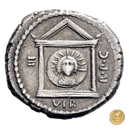 496/1 - denario M. Antonius 42 BC (Itinerante con M. Antonius)