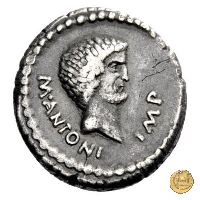 496/1 - denario M. Antonius 42 BC (Itinerante con M. Antonius)