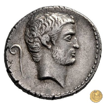 496/2 - denario M. Antonius 42 BC (Itinerante con M. Antonius)