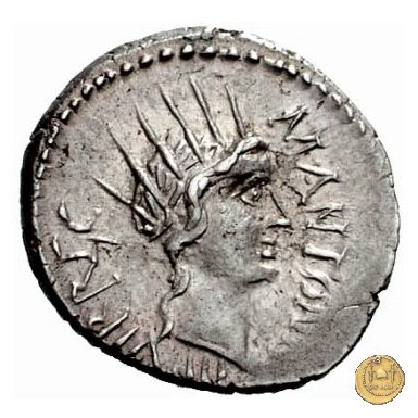 496/3 - denario M. Antonius 42 BC (Itinerante con M. Antonius)